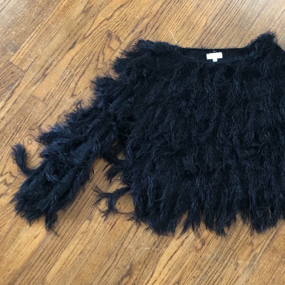 Fuzzy Black Sweater